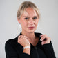 Isla 1.35" Teardrop Earrings and bracelet handcrafted in White Verdasil® | Verdari Performance Jewelry |  KADEN & KAI®