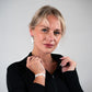 Isla 1.35" Teardrop Earrings and bracelet handcrafted in White Verdasil® | Verdari Performance Jewelry |  KADEN & KAI®