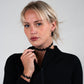 Isla Choker and 1.35 Earrings handcrafted in Black Verdasil® | Verdari Performance Jewelry |  KADEN & KAI®