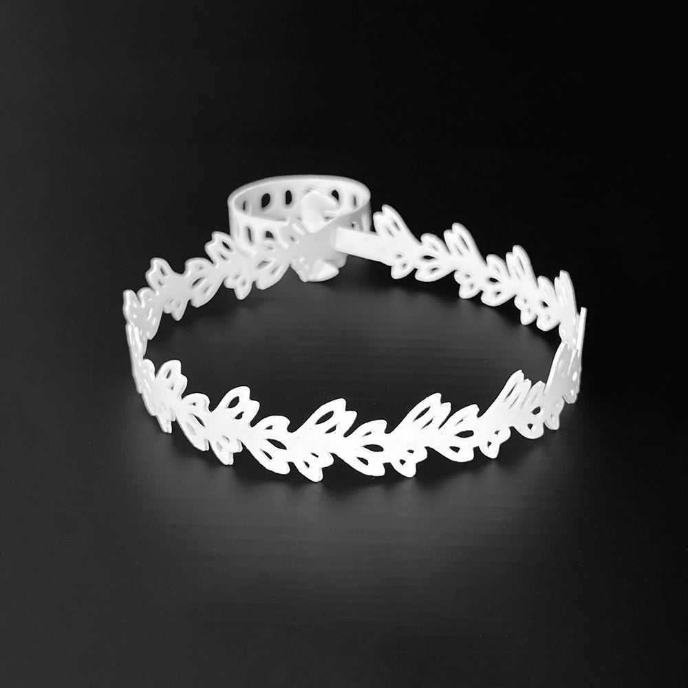 Isla Choker handcrafted in White Verdasil® | Verdalure - Designs That Elevate | Sustainable Fashion Jewelry |  KADEN & KAI®