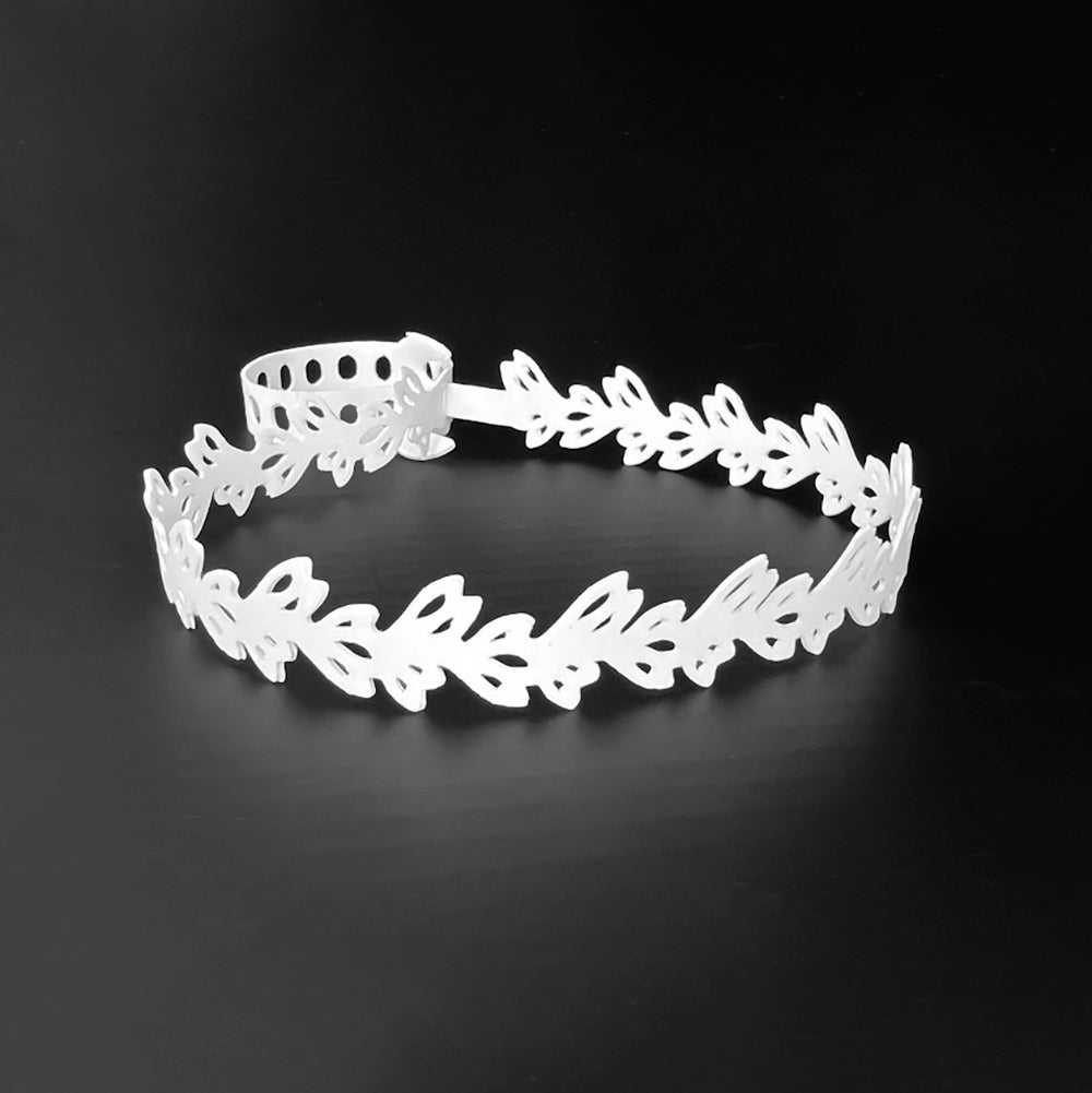 Isla Choker handcrafted in White Verdasil® | Verdalure - Designs That Elevate | Sustainable Fashion Jewelry |  KADEN & KAI®