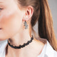 Isla Floral Bicycle Tube Earrings
