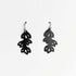 Isla Floral Earrings handcrafted in Black Verdasil™, Verdari™ collection — Designed For Motion. Performance jewelry by KADEN & KAI®.
