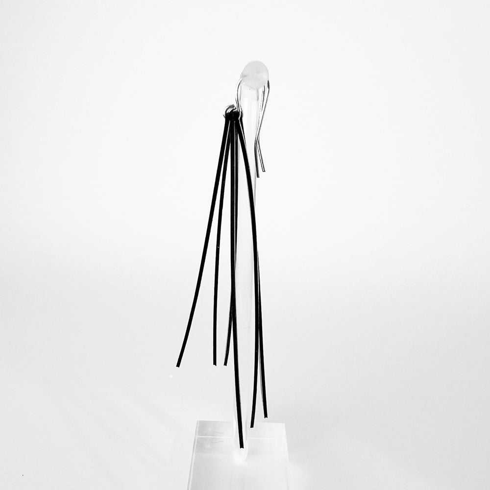 Kuiper Comet Earrings handcrafted in Black Verdasil® | Verdari Performance Jewelry |  KADEN & KAI®