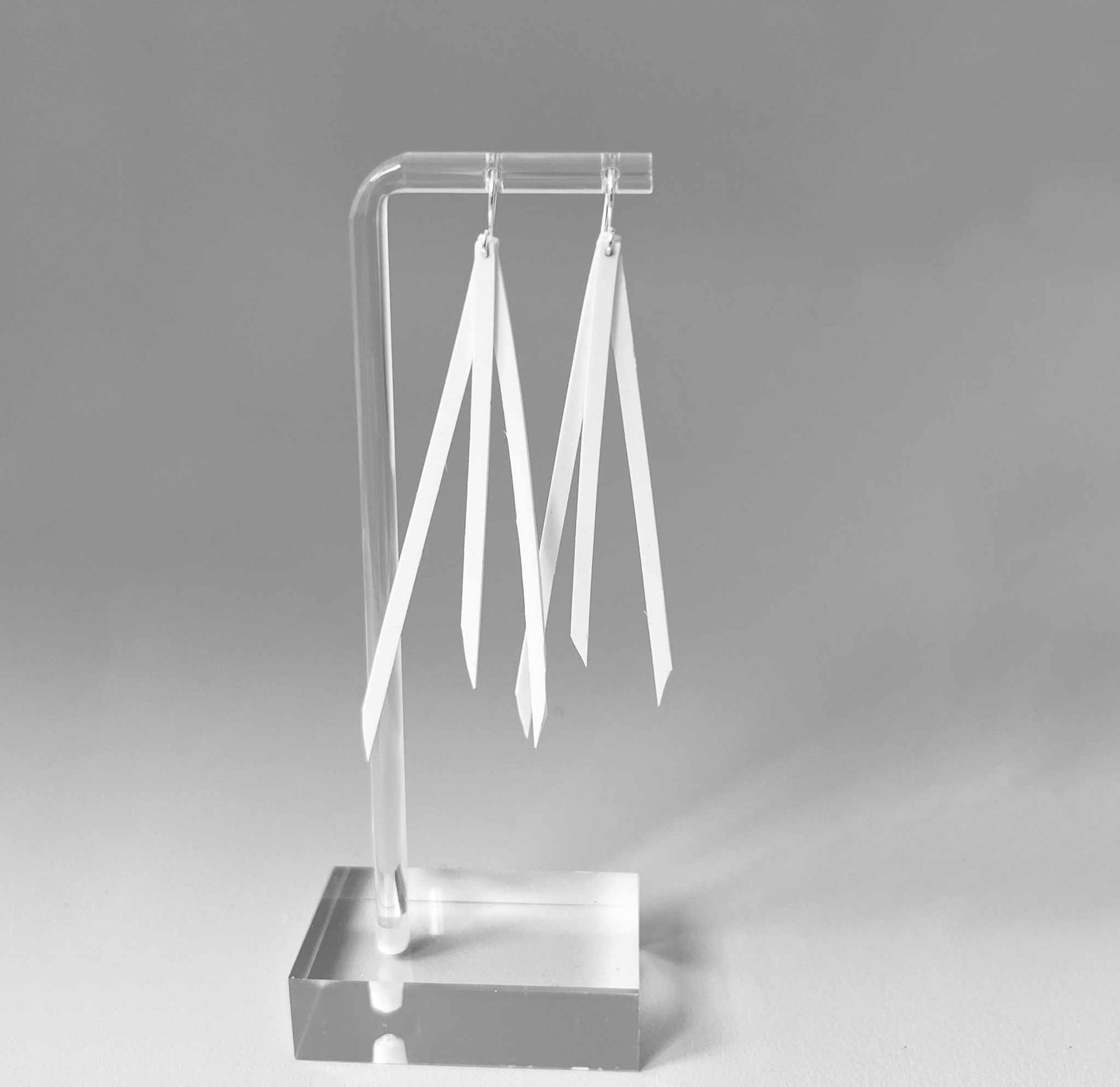 Kuiper Comet Earrings handcrafted in White Verdasil® | Verdari Performance Jewelry |  KADEN & KAI®