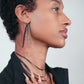Kuiper Comet Earrings and Shockwave Necklace handcrafted in Black Verdasil® | Verdari Performance Jewelry |  KADEN & KAI®