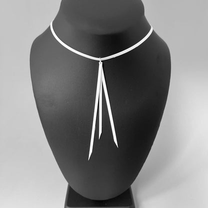 Kuiper Comet Necklace handcrafted in White Verdasil® | Verdari Performance Jewelry |  KADEN & KAI®