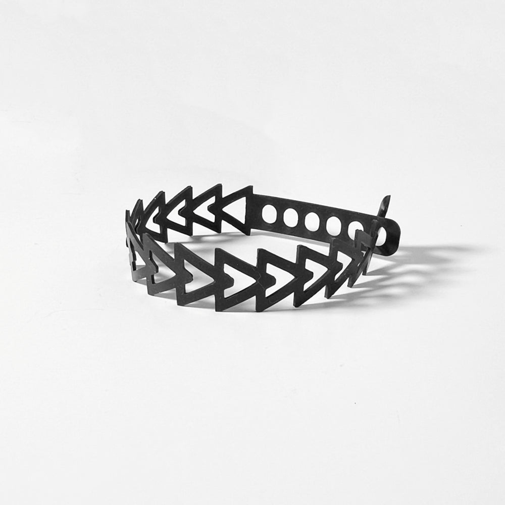 Momentum Bracelet handcrafted in Black Verdasil™, Black Verdari™ collection — Designed For Motion. Performance jewelry by KADEN & KAI®.