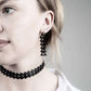 Momentum Choker and Earrings handcrafted in Black Verdasil® | Verdari - Designed for Motion | Sustainable Fashion Jewelry |  KADEN & KAI®