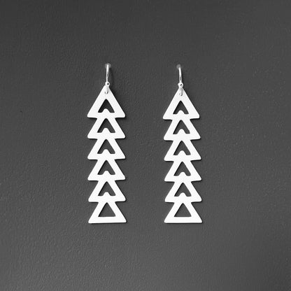 Momentum Earrings handcrafted in White Verdasil® | Verdari Performance Jewelry |  KADEN & KAI®
