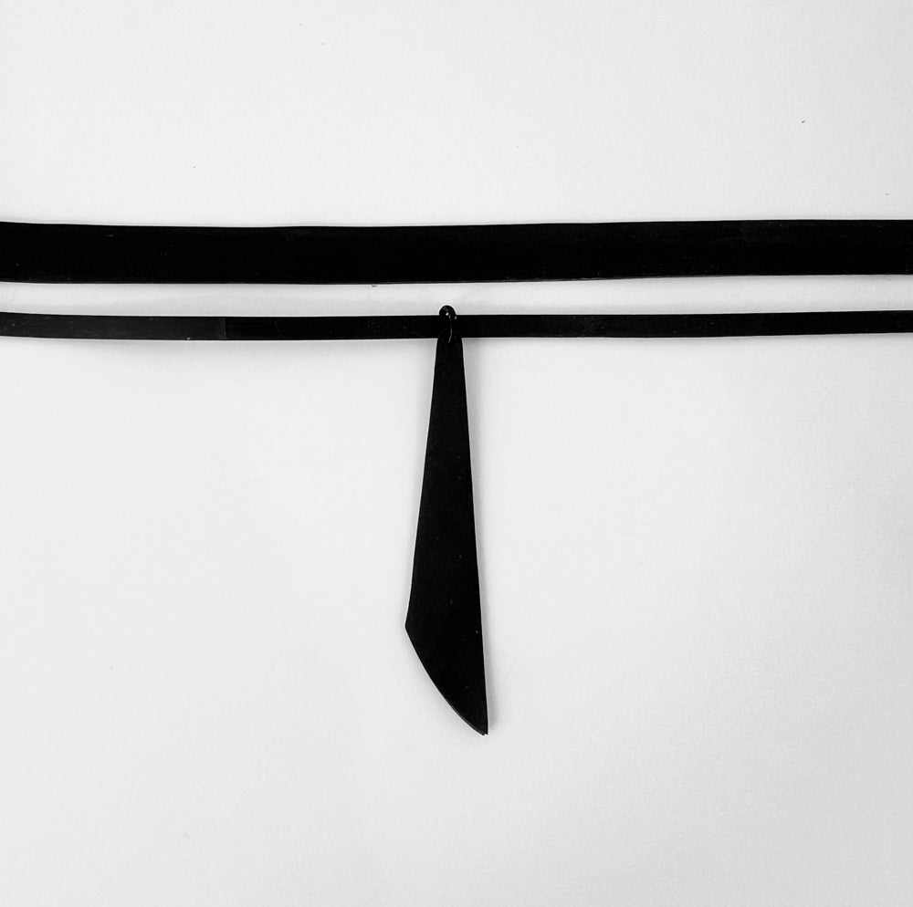 Nebula Choker handcrafted in Black Verdasil™, Verdalux™ collection — Designs That Elevate. Performance jewelry by KADEN & KAI®.