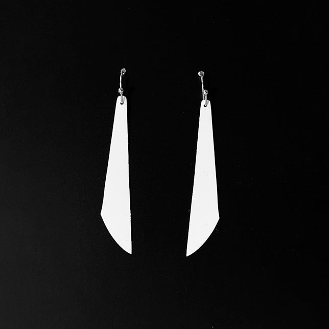 Nebula Earrings handcrafted in White Verdasil® | Verdari Performance Jewelry |  KADEN & KAI®