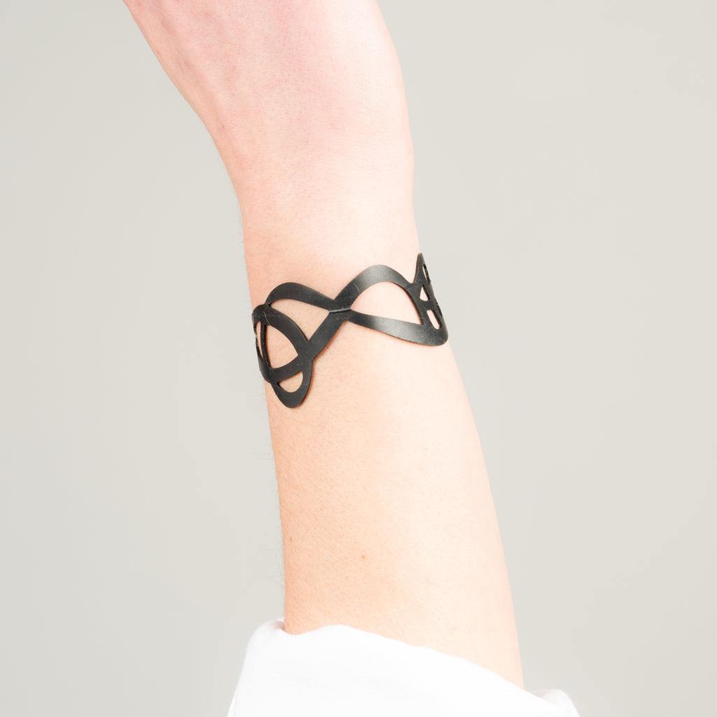 Pure Whimsy Bracelet handcrafted in Black Verdasil™, Verdalux™ collection — Designs That Elevate. Performance jewelry by KADEN & KAI®.