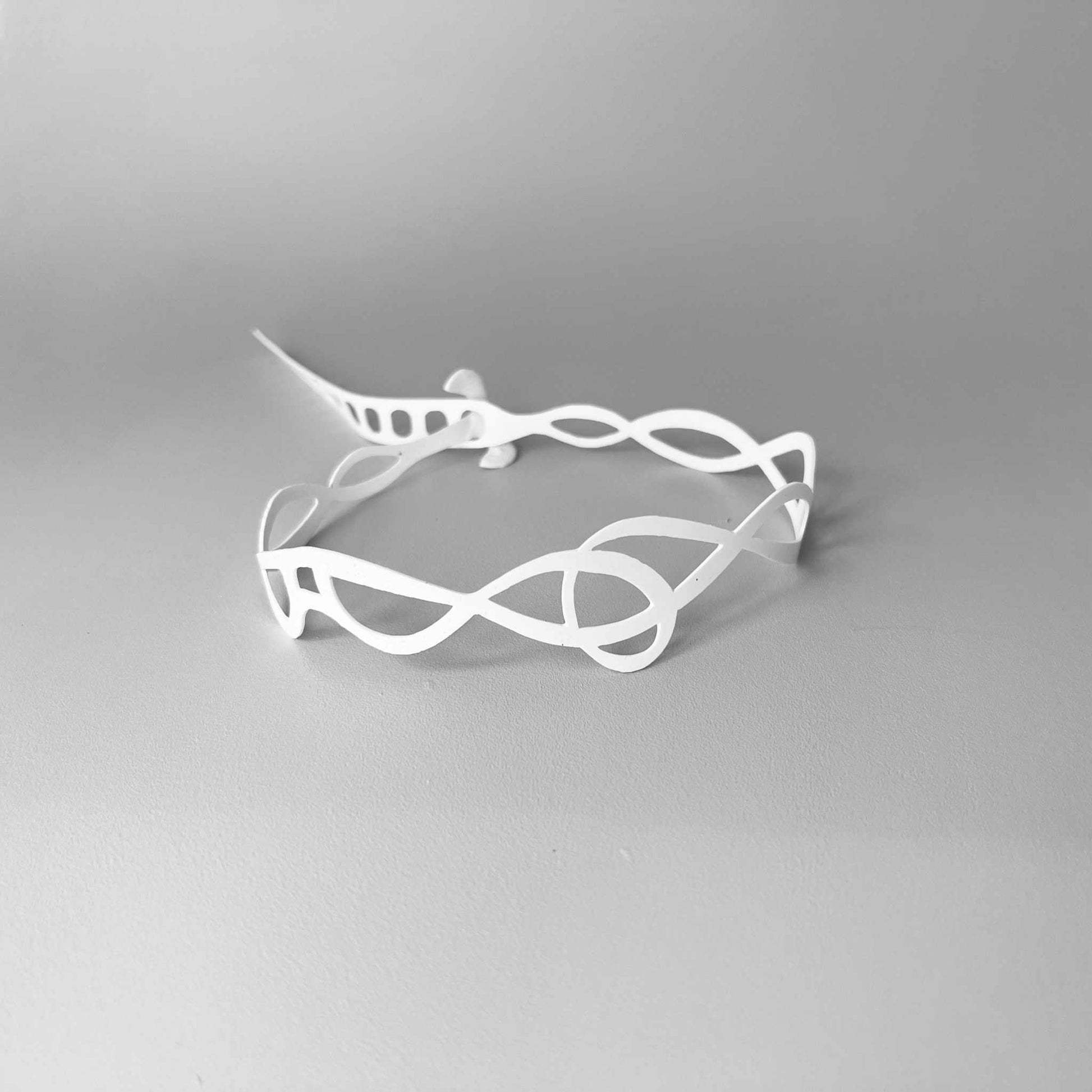 Pure Whimsy Choker handcrafted in White Verdasil® | Verdalure - Designs That Elevate | Sustainable Fashion Jewelry |  KADEN & KAI®