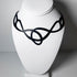 Pure Whimsy Necklace handcrafted in Black Verdasil® | Verdari Performance Jewelry |  KADEN & KAI®