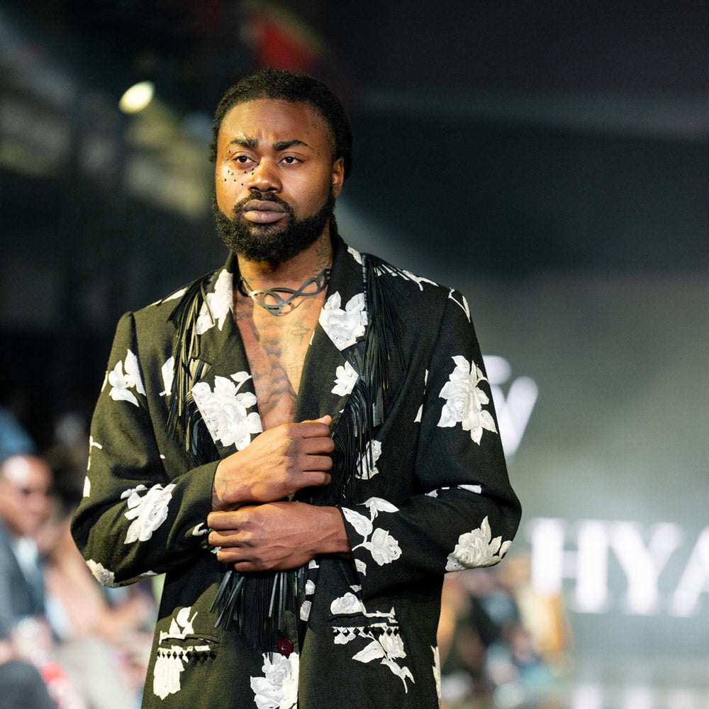 Pure Whimsy Necklace handcrafted in Black Verdasil™, Verdalux™ collection — Designs That Elevate. Performance jewelry by KADEN & KAI®.