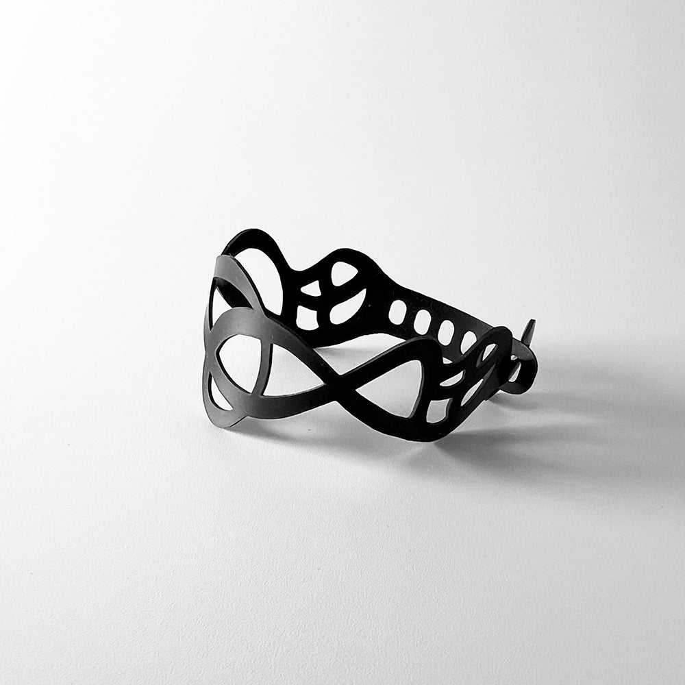 Pure Whimsy Bracelet handcrafted in Black Verdasil™, Verdalux™ collection — Designs That Elevate. Performance jewelry by KADEN & KAI®.