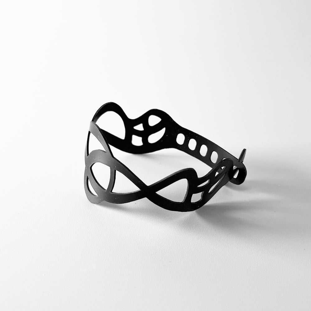 Pure Whimsy Bracelet handcrafted in Black Verdasil™, Verdalux™ collection — Designs That Elevate. Performance jewelry by KADEN & KAI®.