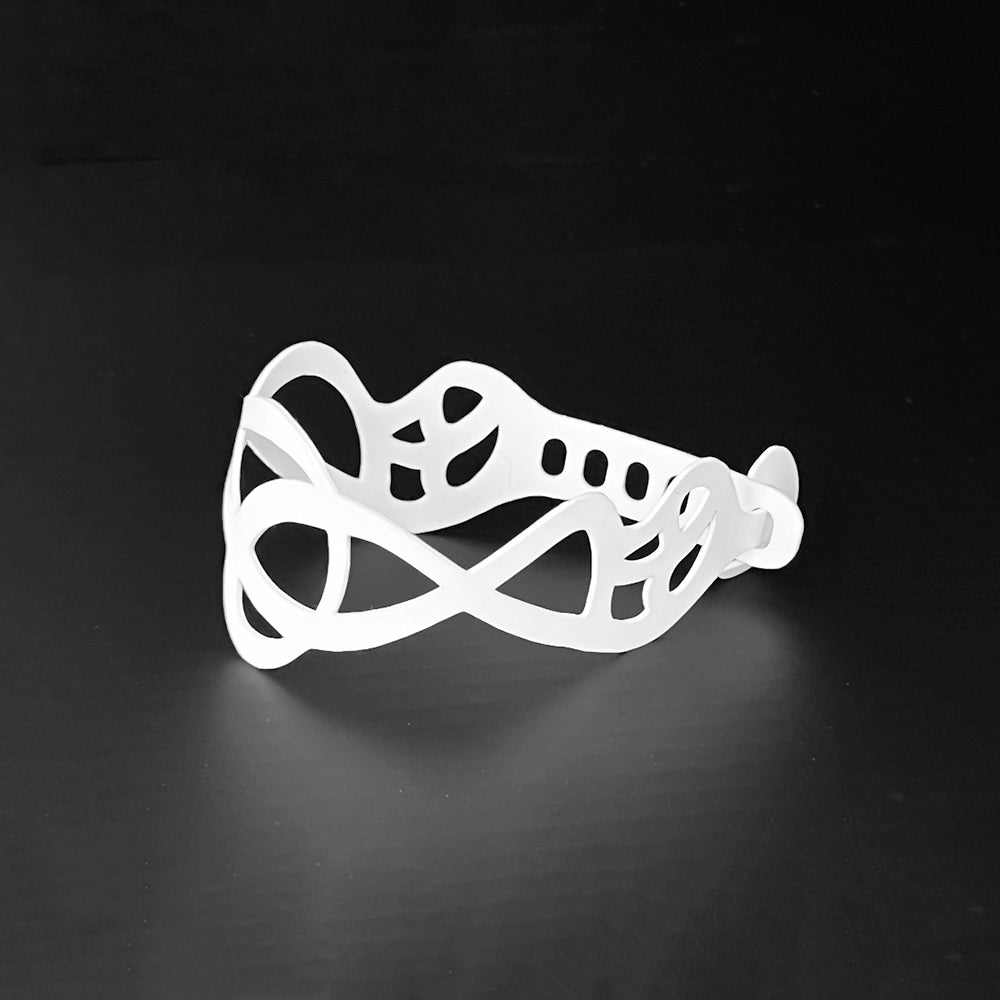 Pure Whimsy Bracelet handcrafted in White Verdasil® | Verdalure - Designs That Elevate | Sustainable Fashion Jewelry |  KADEN & KAI®