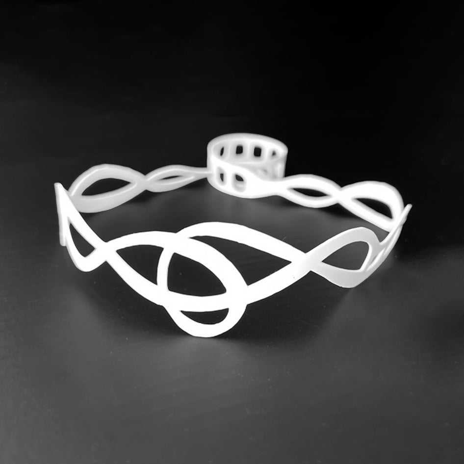 Pure Whimsy Choker handcrafted in White Verdasil® | Verdalure - Designs That Elevate | Sustainable Fashion Jewelry |  KADEN & KAI®