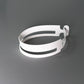 Ribbon+Stripe Bracelet handcrafted in White Verdasil® | Verdari Performance Jewelry |  KADEN & KAI®