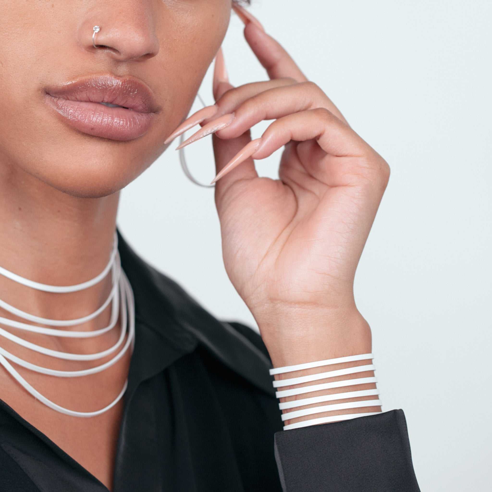 Multi-Strand, Multi-Layered Necklace | Lightweight and Waterproof
