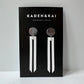 Shockwave Earrings handcrafted in White Verdasil® | Verdari Performance Jewelry |  KADEN & KAI®