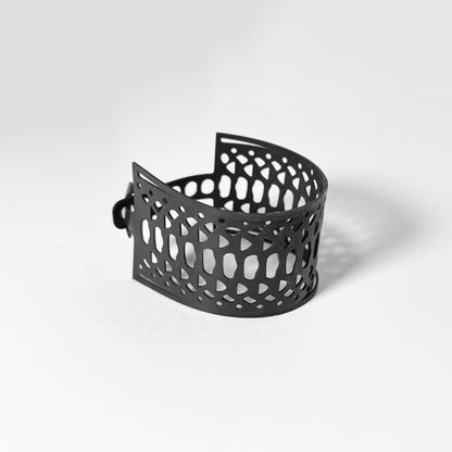 Snakeskin Bracelet handcrafted in White Verdasil® | Verdacious - Bold By Design | Sustainable Fashion Jewelry |  KADEN & KAI®