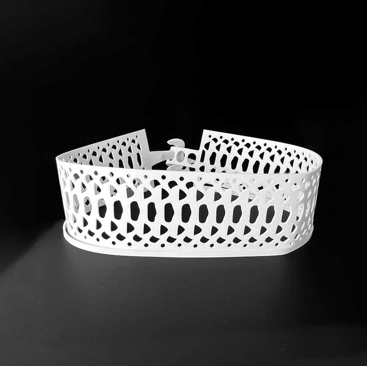 Snakeskin Choker handcrafted in White Verdasil® | Verdacious - Bold By Design | Sustainable Fashion Jewelry |  KADEN & KAI®