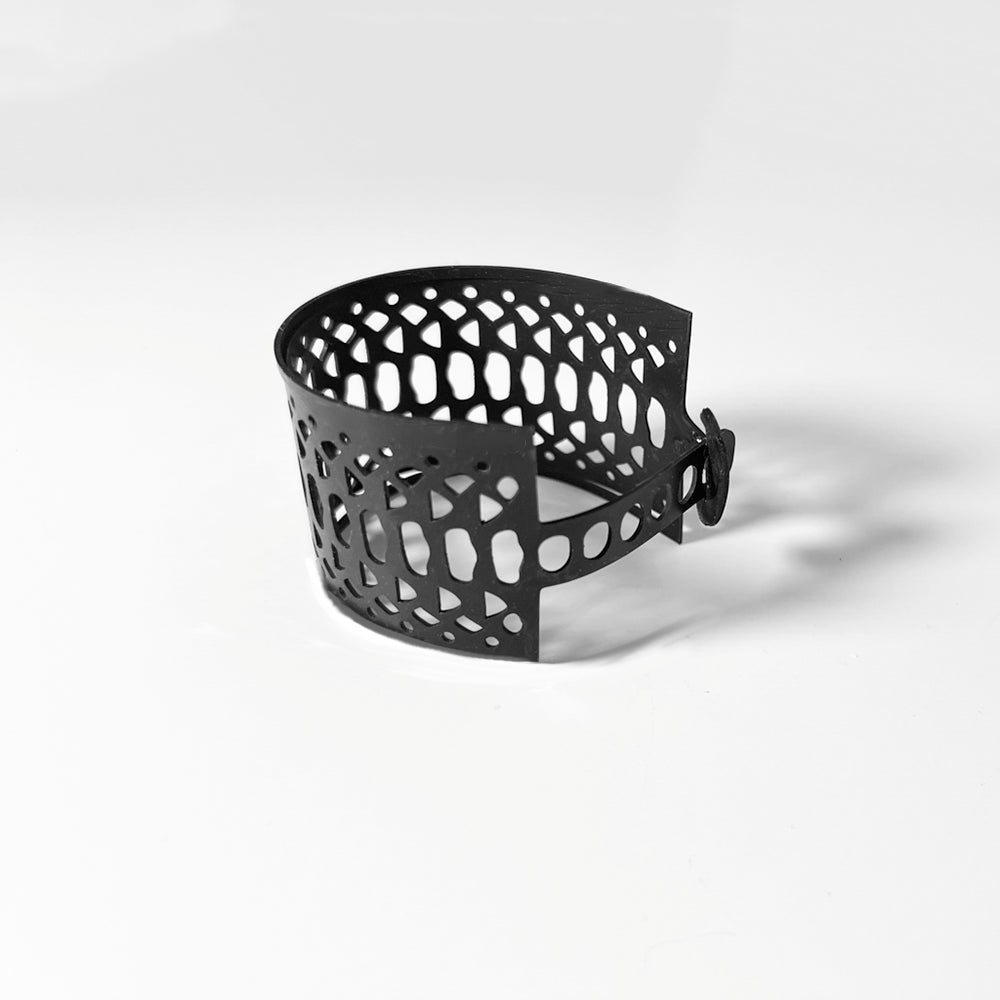Snakeskin Bracelet handcrafted in Black Verdasil® | Verdari Performance Jewelry |  KADEN & KAI®