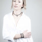 Eclipse Bicycle Tube Necklace