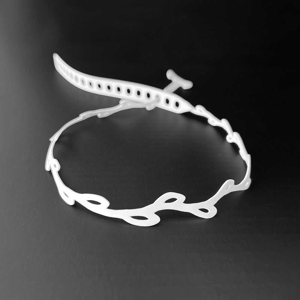 Sweet Ivy Choker Necklace handcrafted in White Verdasil® | Verdari - Designed for Motion | Sustainable Fashion Jewelry |  KADEN & KAI®