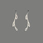 Sweet Ivy Earrings handcrafted in White Verdasil™, Verdari™ collection — Designed For Motion. Performance jewelry by KADEN & KAI®.