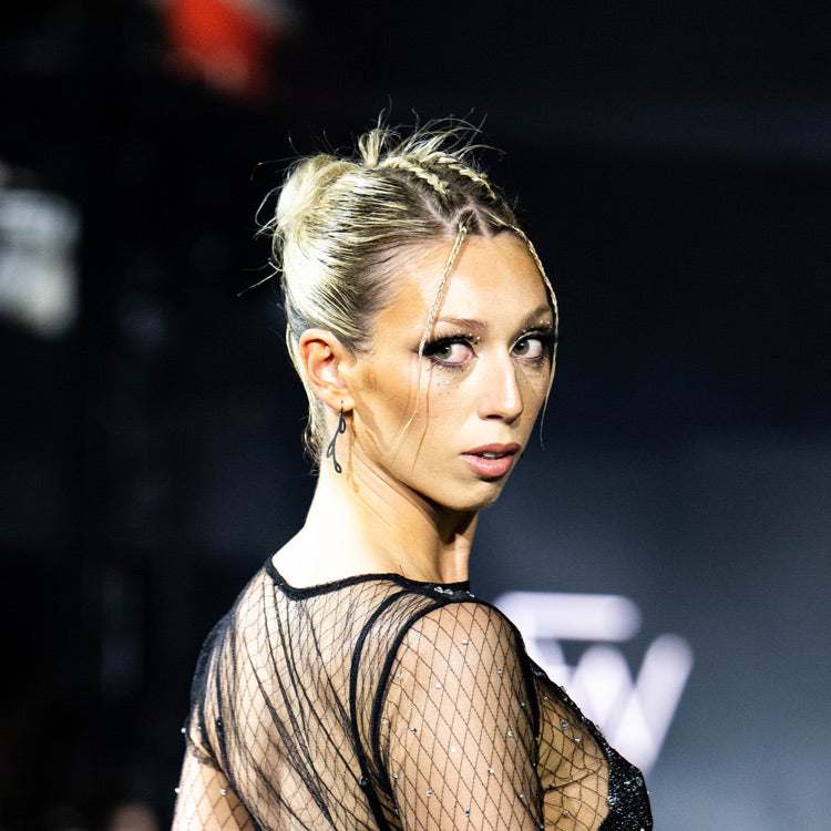 Sweet Ivy Earrings handcrafted in Black Verdasil™, Verdari™ collection — Designed For Motion. Performance jewelry by KADEN & KAI®.