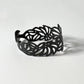 Tropical Flower Bracelet handcrafted in Black Verdasil® | Verdari Performance Jewelry |  KADEN & KAI®