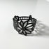 Tropical Flower Bracelet handcrafted in Black Verdasil® | Verdari Performance Jewelry |  KADEN & KAI®