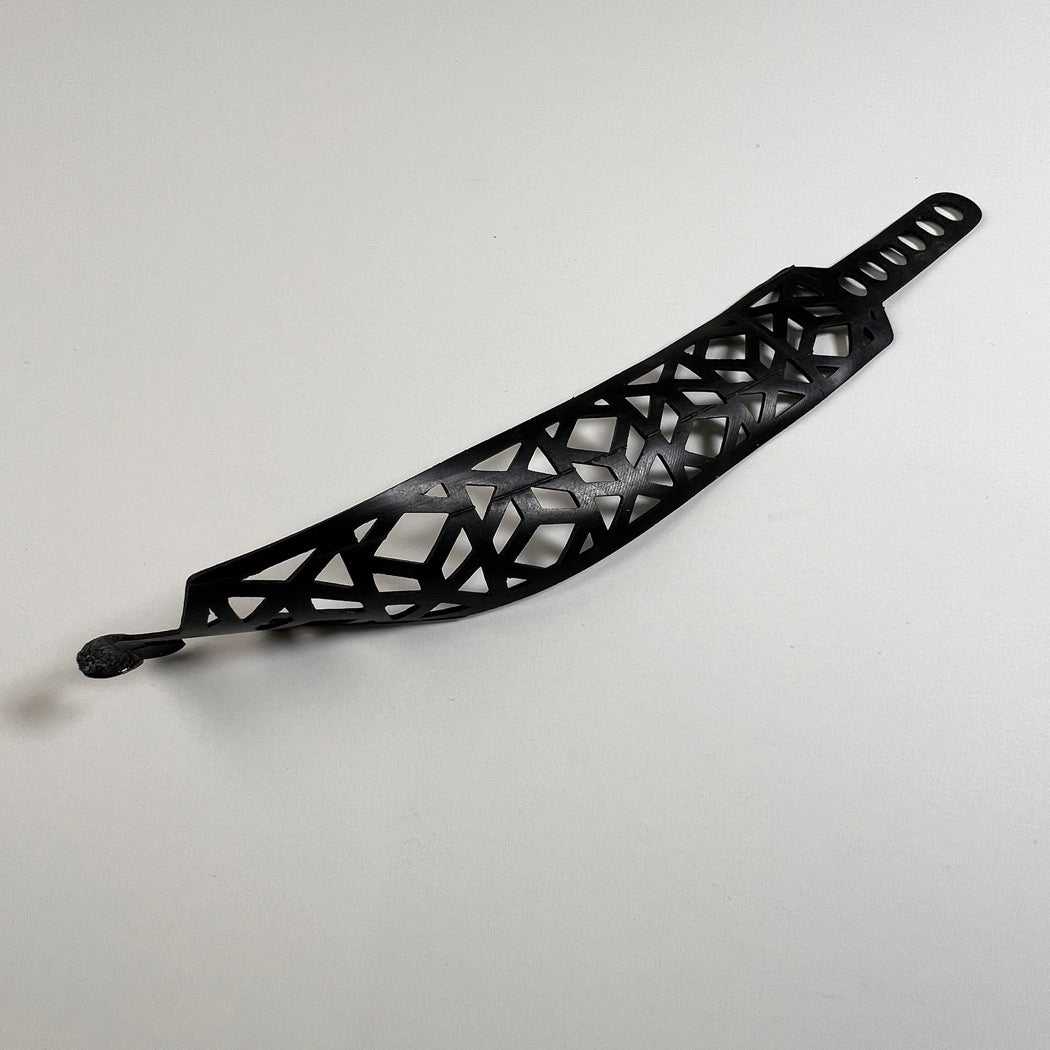 Tropical Vine Bracelet handcrafted in Black Verdasil™, Verdari™ collection — Designed For Motion. Performance jewelry by KADEN & KAI®.