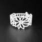 Tropical Flower Bracelet handcrafted in White Verdasil® | Verdari Performance Jewelry |  KADEN & KAI®