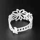 Tropical Flower Bracelet handcrafted in White Verdasil® | Verdari Performance Jewelry |  KADEN & KAI®