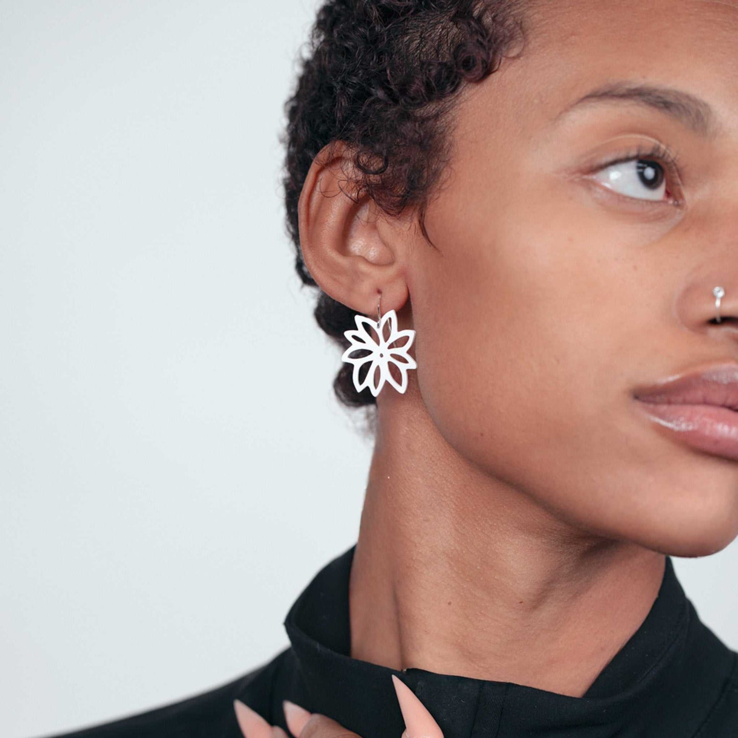 Tropical Flower Earrings