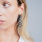 Tropical Vine Bicycle Tube Earrings