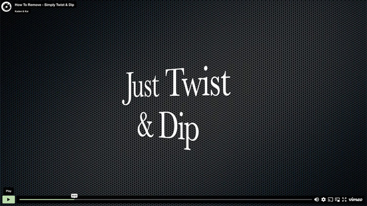 Kaden and Kai Twist and Dip Video