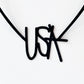 USA Graffiti Necklace