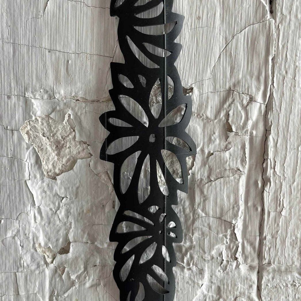 Kaden & Kai Almost Paradise Tropical Flower Bracelet made from upcycled bicycle tubes.