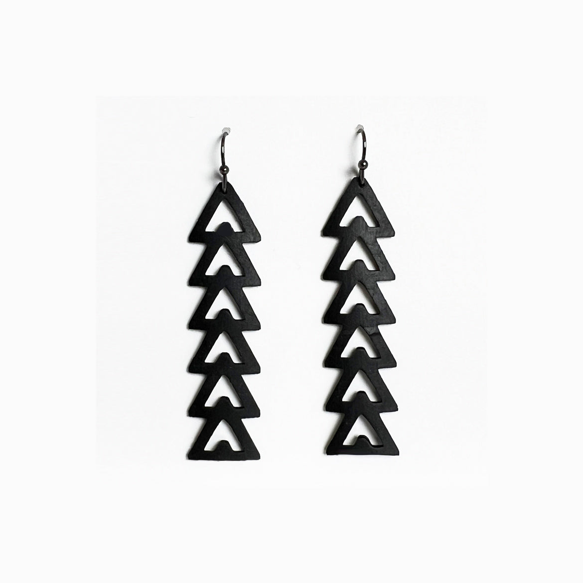 Momentum Art Deco Earrings | Wearable Art Jewelry | Upcycled Jewelry | Kaden & Kai