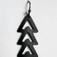 Close-up of Momentum Bicycle Tube Earrings | Sustainable Fashion Earrings | Kaden & Kai