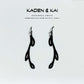 Sweet Ivy Earrings on Display Card | Vine Earrings | Sustainable Fashion Jewelry | Kaden & Kai