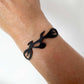 Annemiek Bicycle Tube Bracelet on Wrist | Bike Tube Jewelry | Kaden & Kai