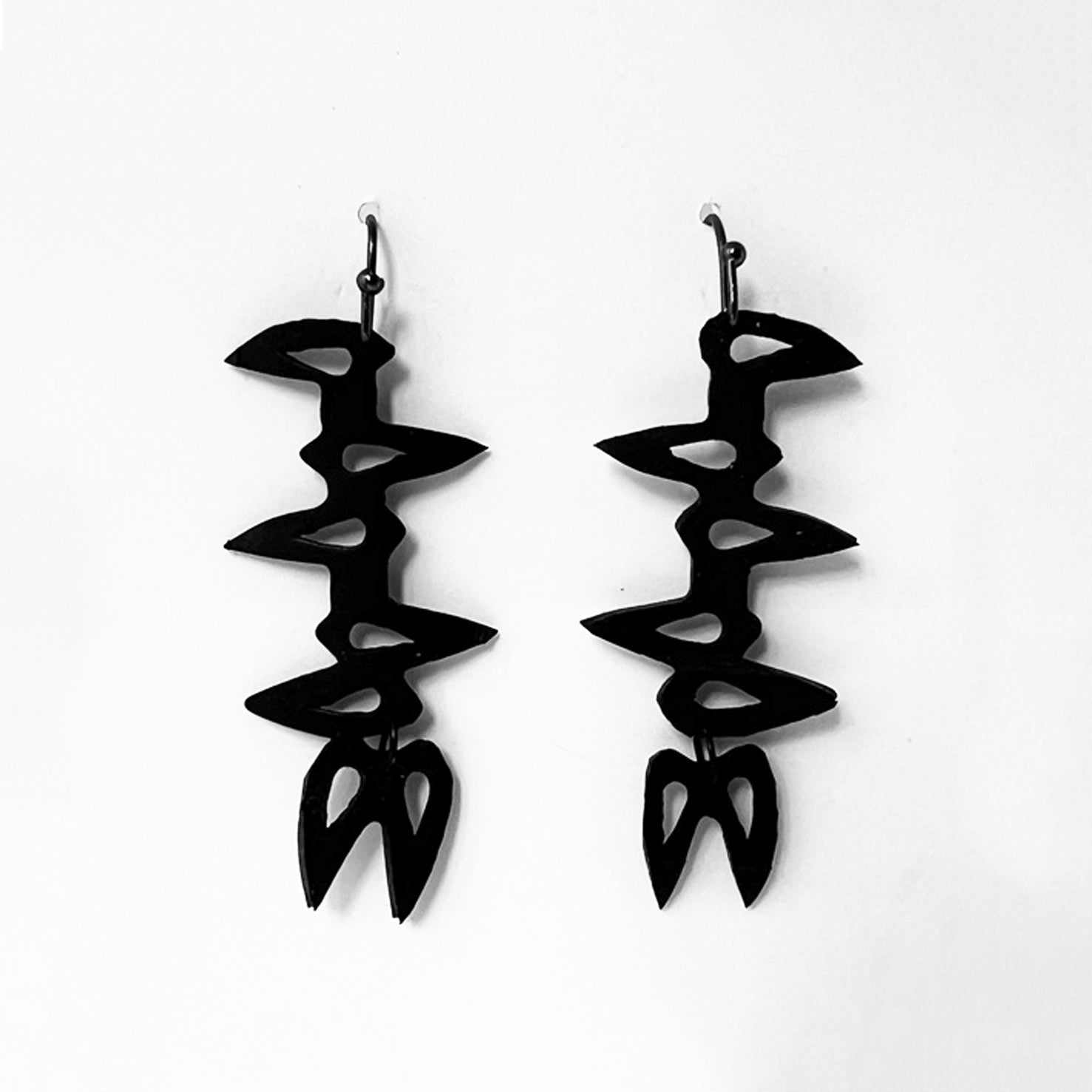 Fierce Bicycle Tube Thorn Earrings