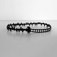 Back View of Fierce Bicycle Tube Choker | Upcycled Jewelry | Kaden & Kai